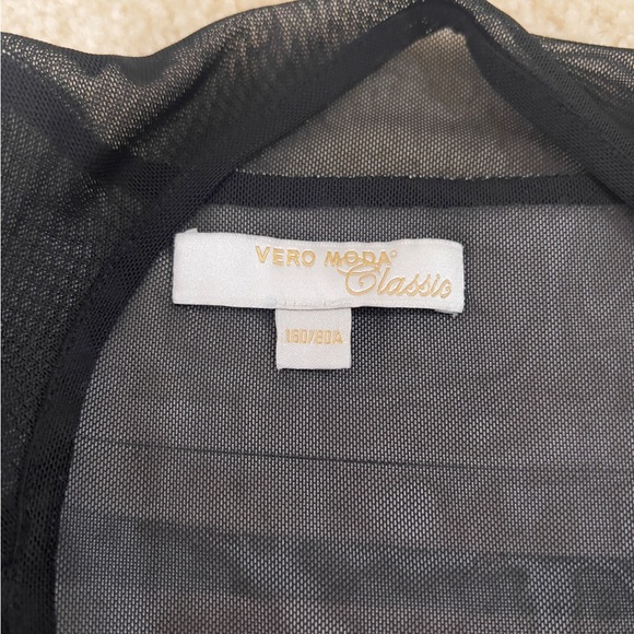 Vero Moda Black and White A-Line Dress - Picture 3 of 5